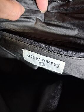 kathy ireland Black Travel Tote Bag